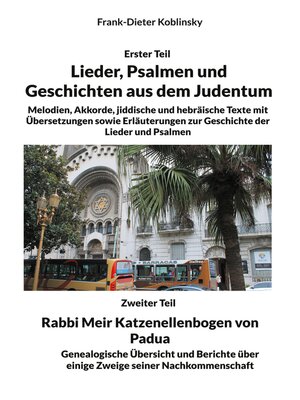 cover image of Lieder, Psalmen und Geschichten aus dem Judentum